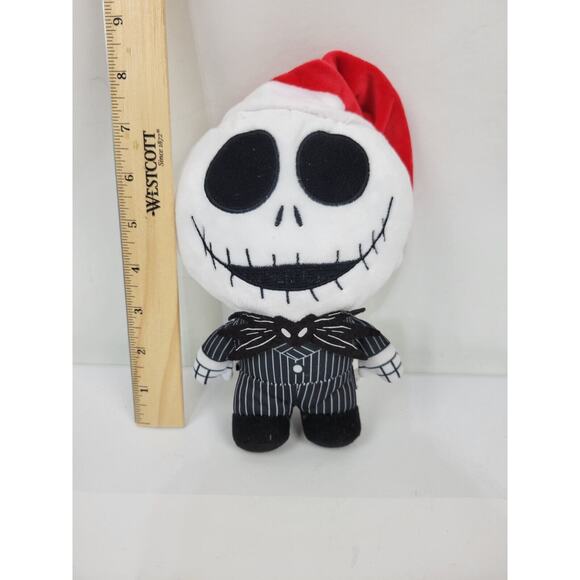 Ruz Jack Skellington 8" Nightmare Before Christmas Stuffed Plush Christmas Hat - Picture 5 of 5